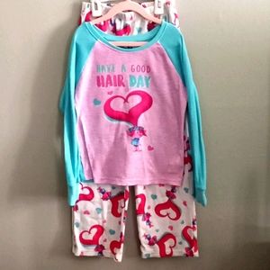 Girls Trolls Pajama Pant Set Size 8